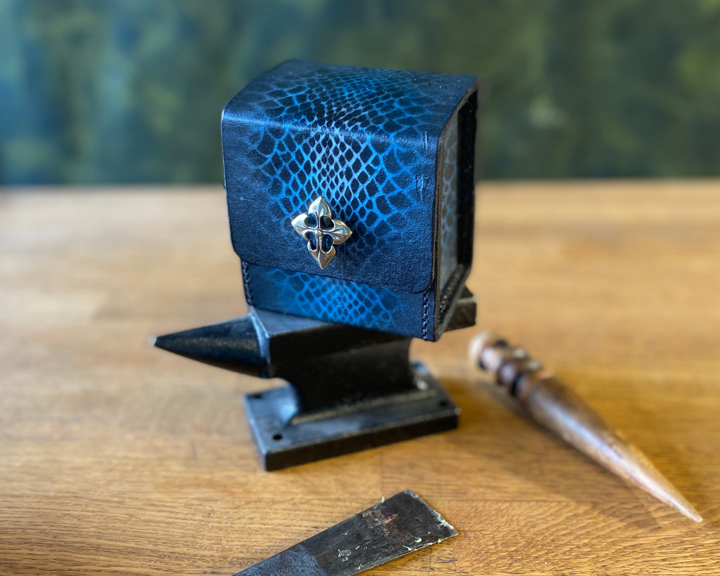 Custom Leather deck box