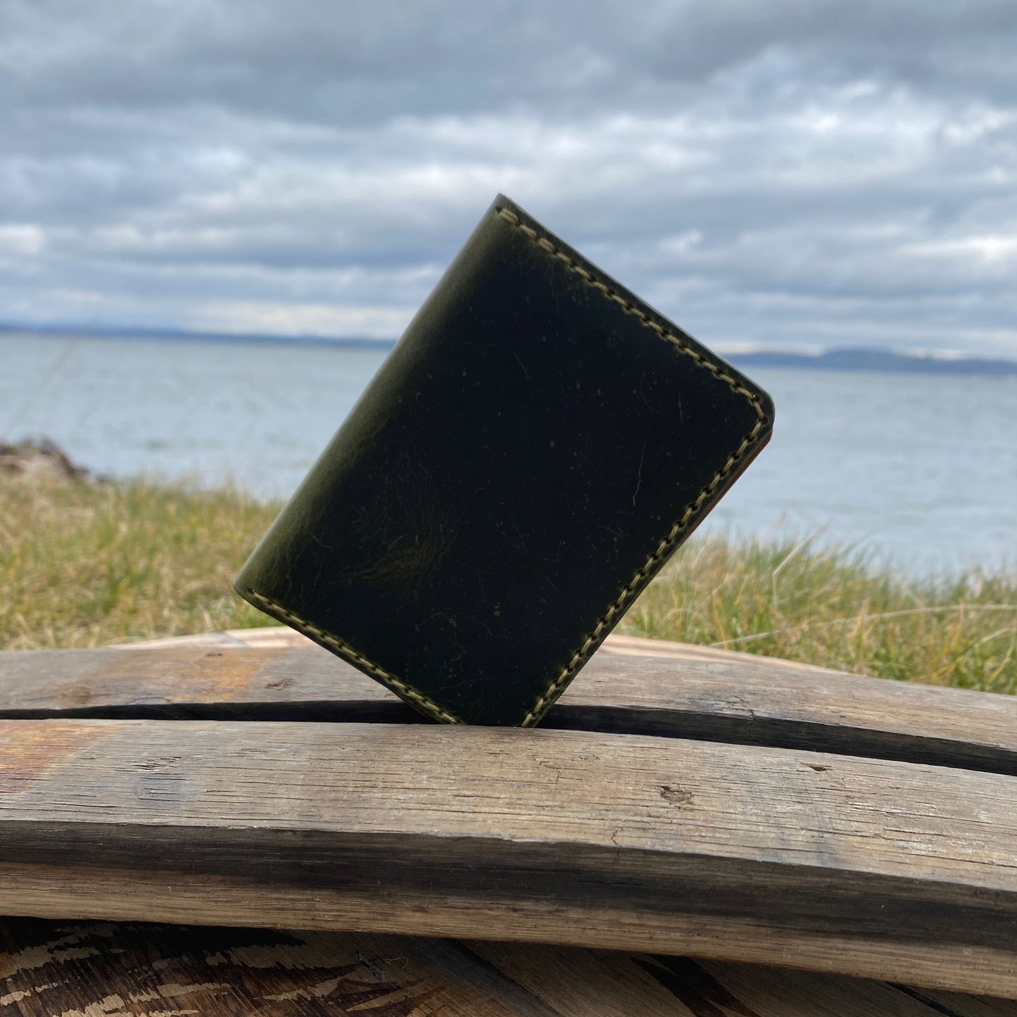 Slim bi-fold wallet (Badalassi Olive)