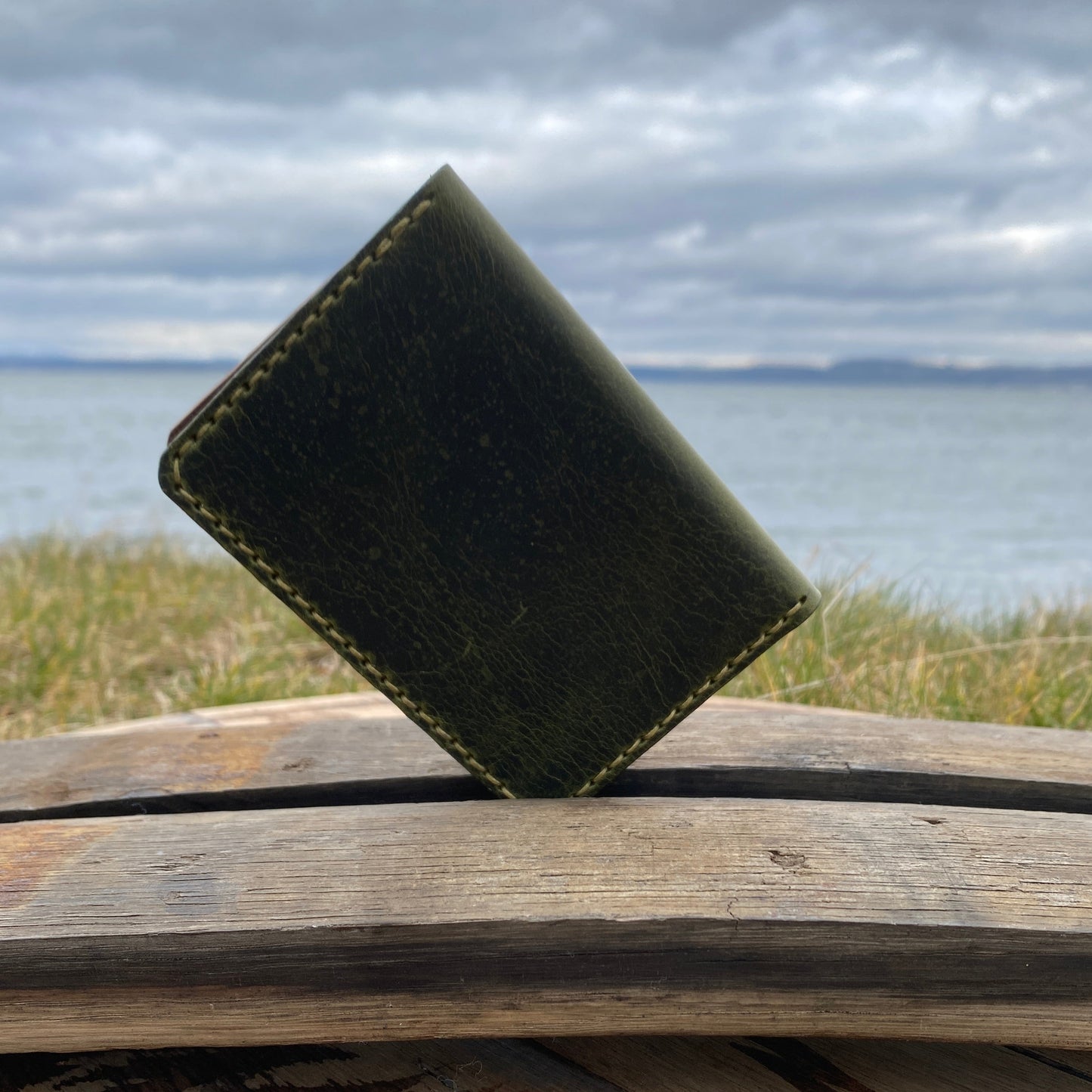 Slim bi-fold wallet (Badalassi Olive)