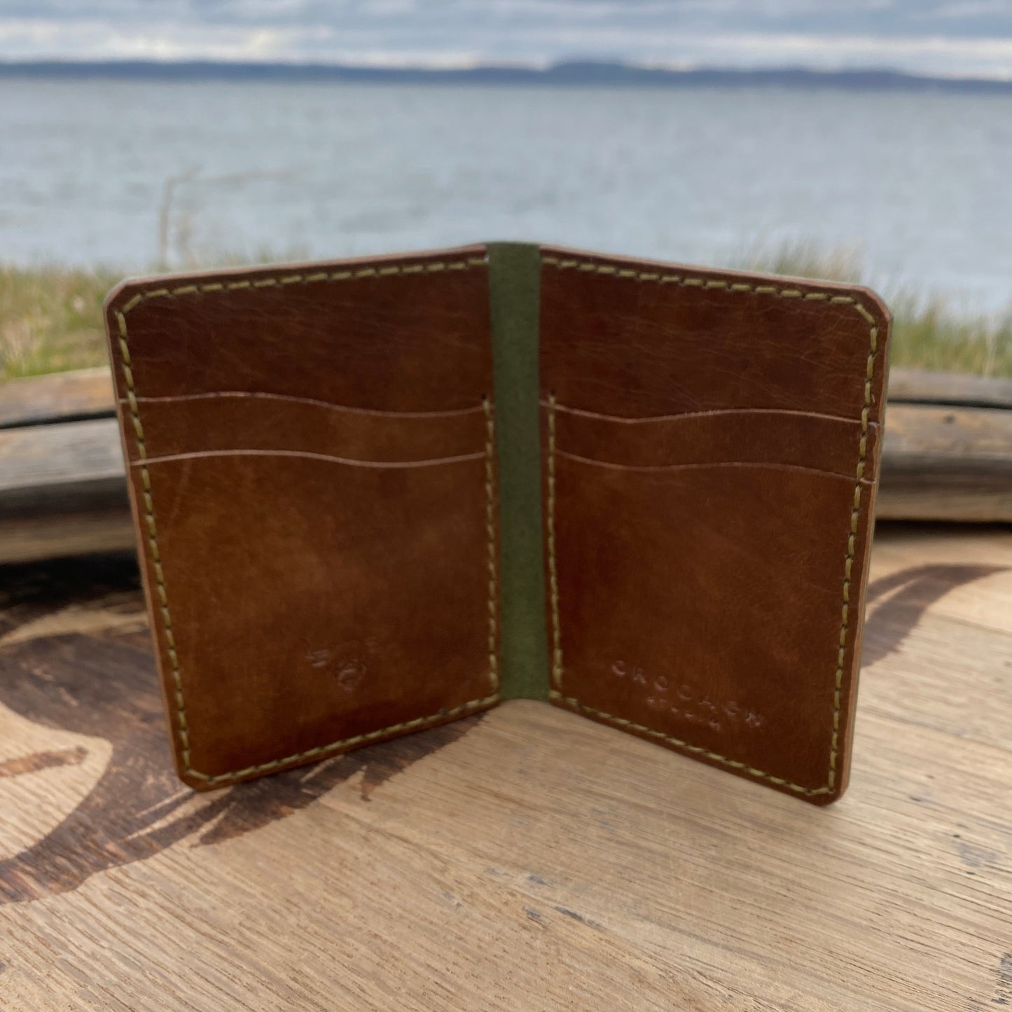 Slim bi-fold wallet (Badalassi Olive)