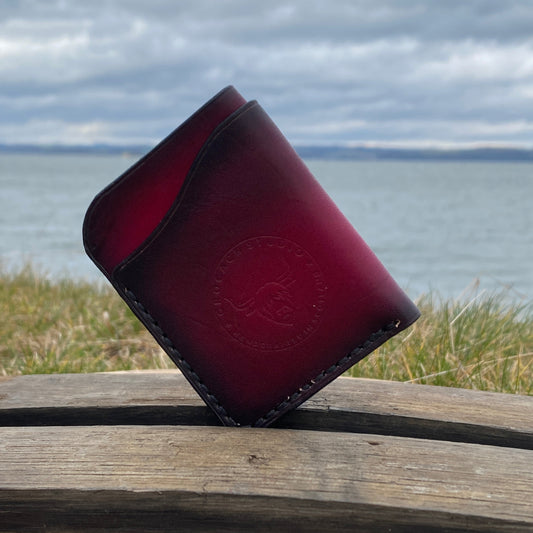 Folded card case (Oxblood starburst)